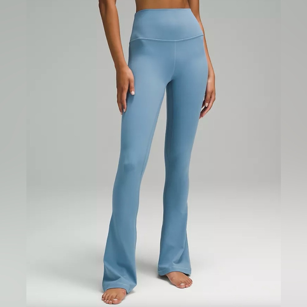 Lululemon Align High Rise Mini Flared Pant in Utility Blue